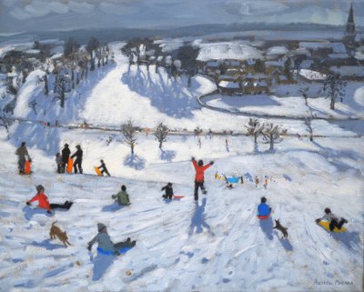 Winterspaß, Chatsworth von Andrew Macara